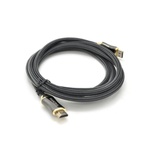 Кабель мультимедійний HDMI M to HDMI M 1.0m V2.0 4K black VEGGIEG (YT-HDMI(M)/(M)HX-1/19700)