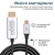 Кабель мультимедійний USB-C to HDMI hdlink-60h.grey Promate (hdlink-60h.grey)