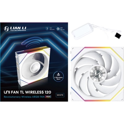Кулер до корпусу Lian Li Uni Fan TL WIRELESS 120-1, White (G99.12TL1W1W.00)