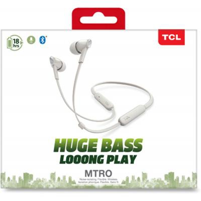 Наушники TCL MTRO100BT Bluetooth Ash White (MTRO100BTWT-EU)