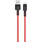 Дата кабель USB 2.0 AM to Micro 5P 1.0m 5A red XO (NB166-M-1-RD)