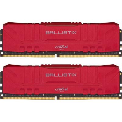 Модуль памяти для компьютера DDR4 16GB (2x8GB) 3000 MHz Ballistix Red Micron (BL2K8G30C15U4R)