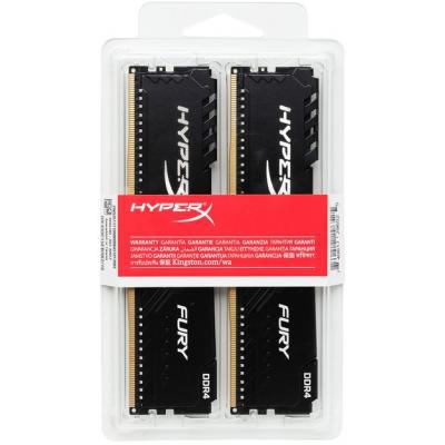 Модуль памяти для компьютера DDR4 8GB (2x4GB) 2400 MHz HyperX Fury Black HyperX (Kingston Fury) (HX424C15FB3K2/8)
