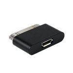 Переходник Apple 30 PIN to Micro USB F Lapara (LA-iPhone4-30Pin-MicroUSB black)