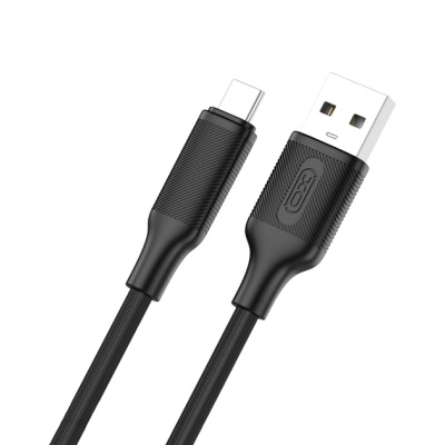 Дата кабель USB 2.0 AM to USB-C 1.0m black XO (NB265-AC.black)