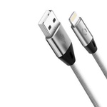 Дата кабель USB 2.0 AM to Lightning 2.0m Nova White CORD (CDN-L2-2W)