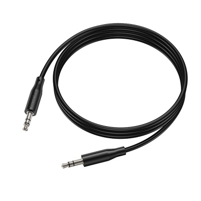 Кабель мультимедійний 3.5mm M to 3.5mm M 1.0m BL26 black BOROFONE (6941991122170)