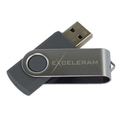 USB флеш накопитель eXceleram 16GB P1 Series Silver/Gray USB 2.0 (EXP1U2SIG16)