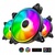 Кулер до корпусу Zezzio ZF-120 FRGB 3 in 1 Kit