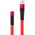 Дата кабель USB 2.0 AM to Micro 5P 1.2m 2.1A spring red XO (NB127-M-RD)