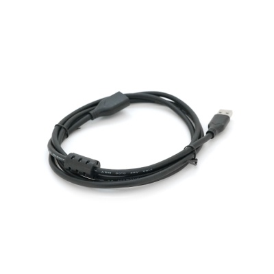 Дата кабель USB 2.0 AM/AF 1.0m black VEGGIEG (YT-AM/AF-V-U105)