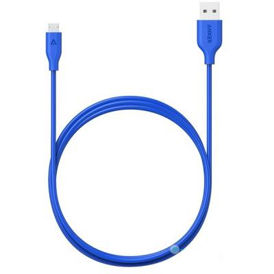 Дата кабель USB 2.0 AM to Micro 5P 0.9m V3 Powerline Blue Anker (A8132H31)
