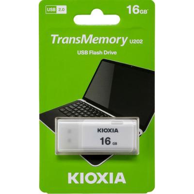USB флеш накопичувач Kioxia 16GB U202 White USB 2.0 (LU202W016GG4)