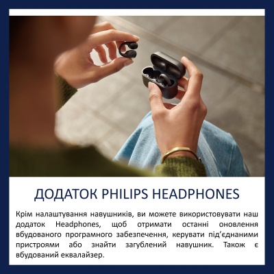 Навушники Philips TAQ2000BK/00 Wireless Black (TAQ2000BK/00)