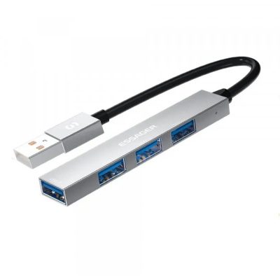 Концентратор Essager USB 2.0 to 4xUSB 2.0 (EHBA04-FY10-P)