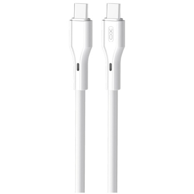 Дата кабель USB-C to USB-C 1.0m 60W Rock XO (NBQ231B_White)