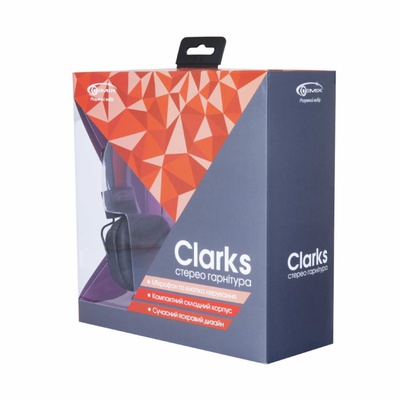 Наушники GEMIX Clarks Black-red
