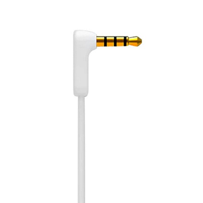 Наушники HF RM-515 White (mic + button call answering) Remax (42265)
