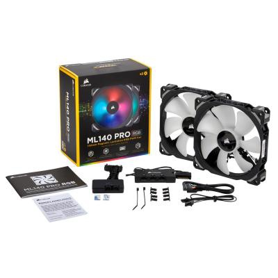 Кулер для корпуса CORSAIR ML140 Pro RGB Twin Pack (CO-9050078-WW)