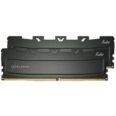 Модуль памяти для компьютера DDR4 64GB (2x32GB) 2400 MHz Black Kudos eXceleram (EKBLACK4642417CD)