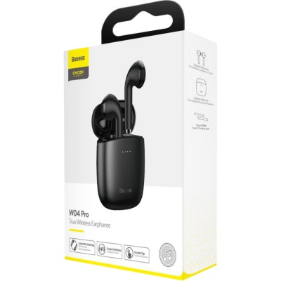 Наушники Baseus Encok TWS W04 Black (NGW04-01)