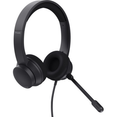 Навушники Trust Ayda USB-ENC Black (25089)