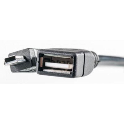 Перехідник OTG USB 2.0 AF to Mini 5P 0.1m PowerPlant (KD00AS1234)