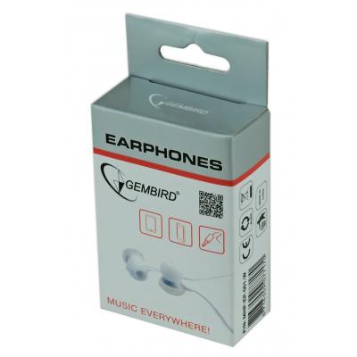 Наушники GEMBIRD MHP-EP-001 White (MHP-EP-001-W)