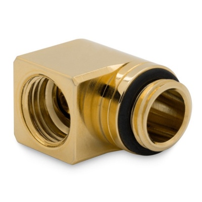 Фітинг для СВО Ekwb EK-Quantum Torque Micro Rotary 90 - Gold (3831109851043)