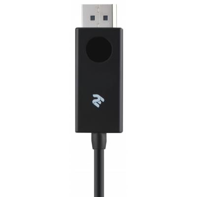 Кабель мультимедийный Type-C to DisplayPort (AM/AM), 1m, black 2E (2E-W1402)