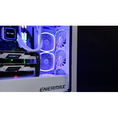Кулер для корпуса Enermax SQUA RGB WHITE 3x 120 mm (3 PACK) (UCSQARGB12P-W-BP3)