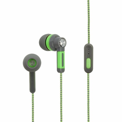Наушники Optima VM-201 with mic Green (46130)