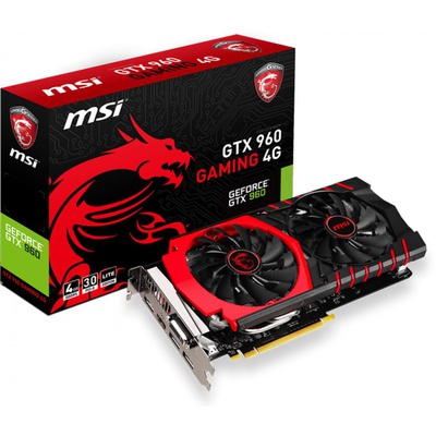 Видеокарта MSI GeForce GTX960 4096Mb GAMING LE (GTX 960 GAMING 4G LE)