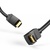 Кабель мультимедійний HDMI M to HDMI M 1.0m 90° corner black Vention (AAQBF)