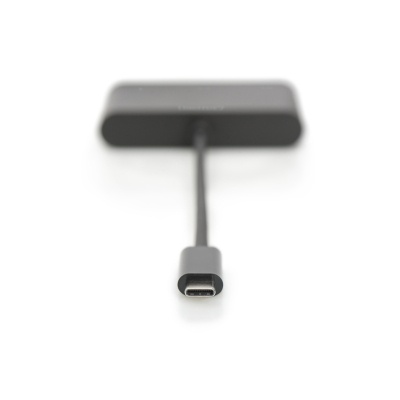 Перехідник USB-C to HDMA 2xUSB Digitus (DA-70855)