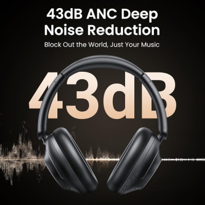 Навушники Ugreen HP202 HiTune Max5 Hybrid ANC Black (25255)