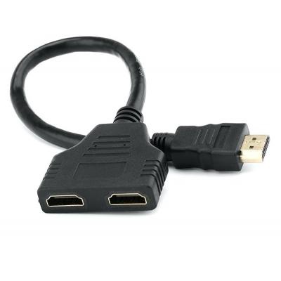 Перехідник HDMI M to 2 HDMI F 10 cm Atcom (10901)