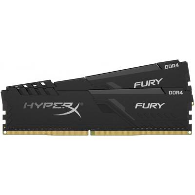 Модуль памяти для компьютера DDR4 8GB (2x4GB) 2400 MHz HyperX Fury Black HyperX (Kingston Fury) (HX424C15FB3K2/8)