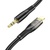 Кабель мультимедійний Lightning to 3.5mm M 1.0m black Black HOCO (6931474791153)