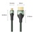 Кабель мультимедійний HDMI M to HDMI micro M 1.0m V2.0 8K 60Hz green Vention (AGKGF)