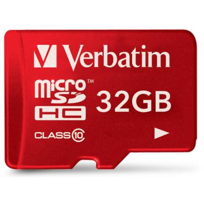 Карта памяти Verbatim 32GB microSDHC class 10 (#44044)