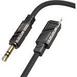 Кабель мультимедійний Lightning to 3.5mm M 1.0m black BOROFONE (6941991117749)