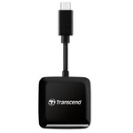 Считыватель флеш-карт Transcend USB 3.2 Gen 1 Type-C SD/microSD Black (TS-RDC3)