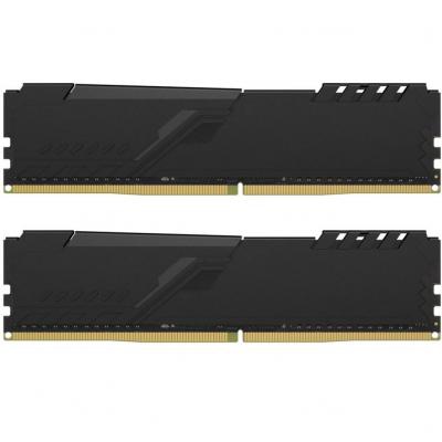 Модуль памяти для компьютера DDR4 64GB (2x32GB) 3600 MHz Fury Black Kingston Fury (ex.HyperX) (HX436C18FB3K2/64)