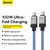Дата кабель USB-C to USB-C 1.0m CoolPlay Fast Charging 100W blue Baseus (CAKW000203)