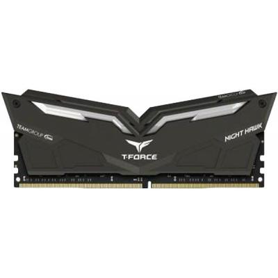 Модуль памяти для компьютера DDR4 16GB (2x8GB) 3200 MHz T-Force Night Hawk Blue LED Team (THBD416G3200HC16CDC01)