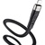 Дата кабель USB 2.0 AM to Lightning 1.0m 2.4A silicone X53 black HOCO (6931474738059)