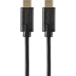 Дата кабель USB-C to USB-C 1.5m Black Hama (00086409)