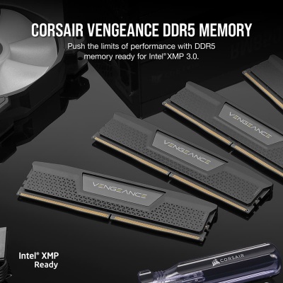 Модуль пам'яті для комп'ютера DDR5 32GB (2x16GB) 6400 MHz Vengeance Corsair (CMK32GX5M2B6400C32)