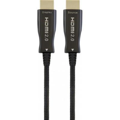 Кабель мультимедійний HDMI M to HDMI M 35.0m V2.0 4K 60Hz AOC Cablexpert (CCBP-HDMI-AOC-35M)